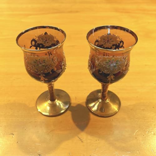イタリア現地購入　ベネチアンガラス グラス コップ　ヴェネチアンガラス Venetian glass / ベネチアガラス ｜イタリア｜GLS0010
