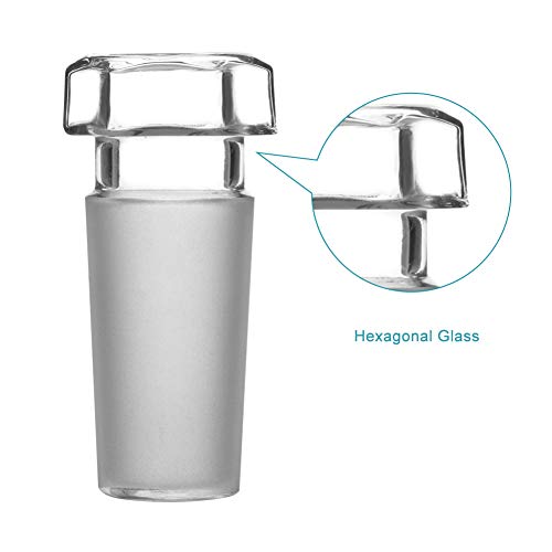 Stonylab HEXHEAD-STOPPER-GLASS-24/40-5PK Glass Hex Head Hollow Glass Stopper thumb #1