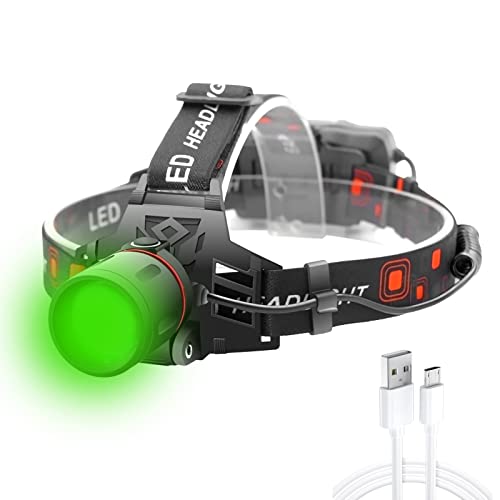 WINDFIRE Green Light Hunting Headlamp Rechargeable
