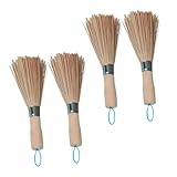 Photo Gallery cabilock 4 pezzi spazzole lavapentole e piatti con manico bamboo strumenti multifunzione per pulizia cucina resistenti e comode per uso e professionale Photo Gallery cabilock 4 pezzi spazzole lavapentole e piatti con manico bamboo strumenti multifunzione per pulizia cucina resistenti e comode per uso e professionale