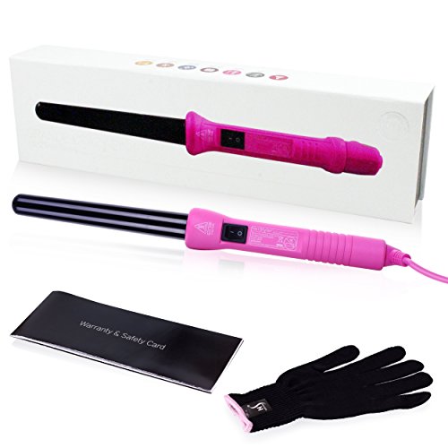 Herstyler Grande Wand Curling Iron, Curling Wand For Wanderlust Curls, Dual Voltage Curling