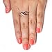 Imagen de Plata Esterlina Anillo de Love  Infinito Banda
