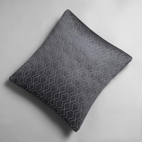 Image of LA VERNE Luxury Premium Cloth Microfibre Blown Technology Filled Cushion Filler Pack of 5 (16 inchX16 inch) (Dark Gray)