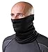 Produktbild TODO Universal Schlauchschal Winter Halstuch für Laufen Radsport Herren Damen Multifunktionstuch Halswärmer Warm Fleece Winddicht Ski Nackenwärmer Fussball Schwarz (Schwarz - ns1)
