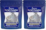 PLAMECA - Curarti Complex, con Cúrcuma, Vitamina C, Magnesio y Proteínas, para Piel, Huesos, Músculos, Articulaciones y Cartílagos, Sabor a Limón - 280 g (Paquete de 2)