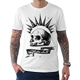 Life is Strange Misfit Skull Chloe Price T-Shirt Medium White