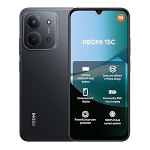 XIAOMI Redmi 15C, AU Version, Smartphone 128GB, 120Hz Display 7.99mm Design, MediaTek Helio G81-Ultra Octa-core, 50MP AI Dual Camera, 6000mAh,