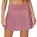 Produktbild liulishop Tennisrock Damen Athletic Skorts Tennis Röcke Golf Skort Casual Running Workout Sport Minirock Tennisrock Damen (Color : Pink, Size : L)