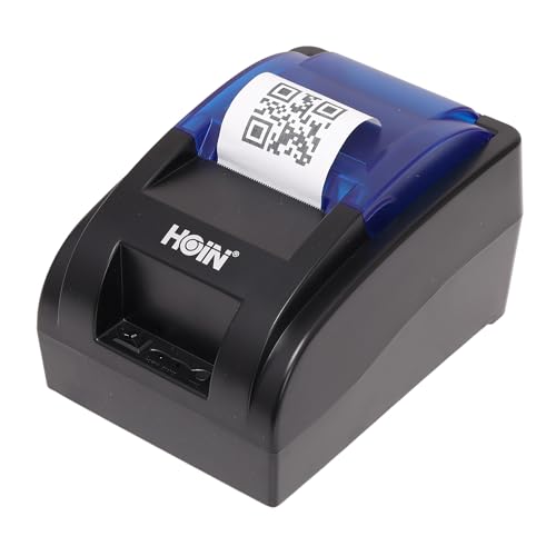 Image of HOIN 58mm (2 Inch) Bluetooth + USB Thermal Receipt Printer | Compatible with ESC /POS Print Billing Invoice | Mobile Printing - (No Battery Backup) .1 Year Warranty.