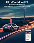 ORSKEY 4K Dash Cam avant et arrière, libre 64GB Carte, STARVIS 2 Capteur 5,8 GHz WiFi Caméra Dash pour Voitures, 2160P+1080P Caméra double voiture avec GPS, 3" IPS, 24H Mode de stationnement, WDR, Appui 512GB Max