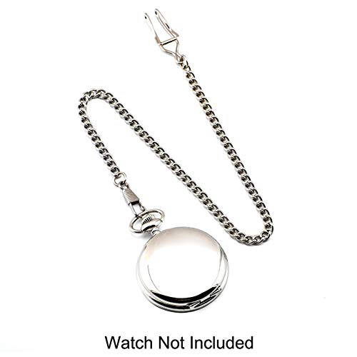 Boshiya Pocket Watch Chains For Men Vintage Metal Albert Vest Chain Accessories/Color: Gold/Silver/Black/Bronze #TOP1