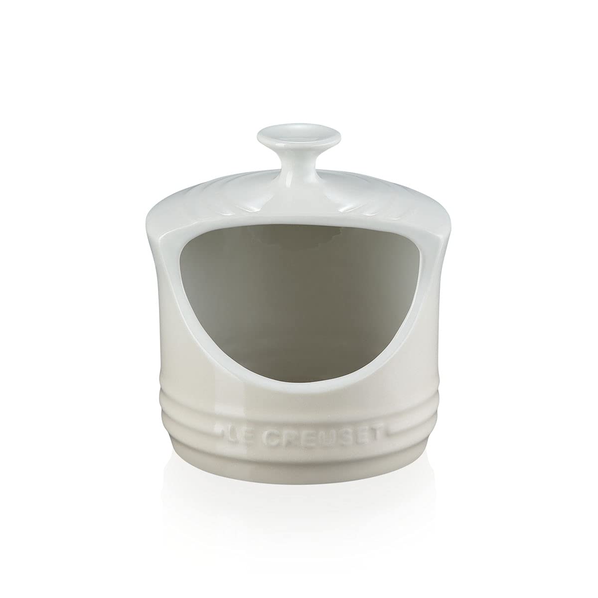 Le Creuset Porta Sale in Gres Vetrificato, Meringue