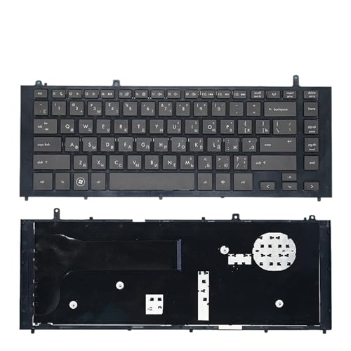 Clavier HP ProBook 4420S 4425S pour redaction bilingue alphabet russe avec cadre