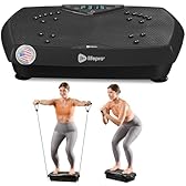Lifepro Vibration Plate Exercise Machine with Magnetic Acupoints, Whole Full Body Vibration Platform Machine for Beginners, Full Body Workout Machine