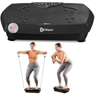 Lifepro Vibration Plate Exercise Machine with Magnetic Acupoints, Whole Full Body Vibration Platform Machine for Beginners, Full Body Workout Machine