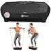 LifePro Vibrationsplatten-Trainings... – Hexaplate für Lymphdrainage und Gewichtsabnahme – mit LED-Anzeige, Fernbedienung und leisem Motor (Black)