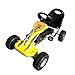 vidaXL Kart Correpasillos con Pedales para Niños Amarillo Coches de Juguete
