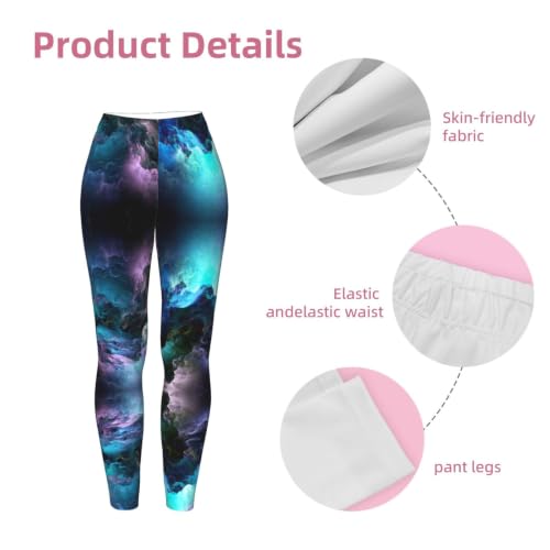 Leggings de compresión suave para mujer ropa de gimnasio universo 3D 6
