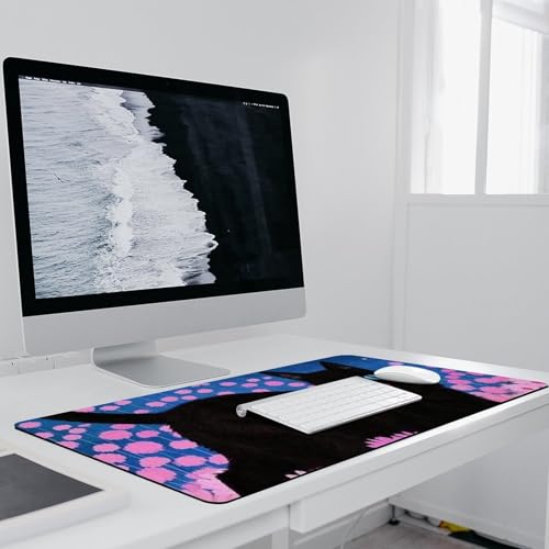 Tapis de souris de jeu chaton mignon pour un bureau doux et fleuri
