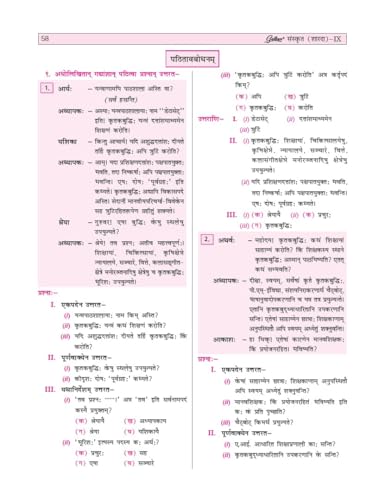 Image of Golden Sanskrit Study Material Based on New NCERT Textbook Sharda for Class-9 | For 2027 CBSE Exams | Mind Map | Summary | Word Meanings | Unseen Passage | Sample Papers | Objective Type Q Bank | MCQs