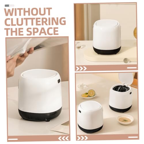 Poubelle de bureau mini conteneur déchets de table pour salle de bain - 2