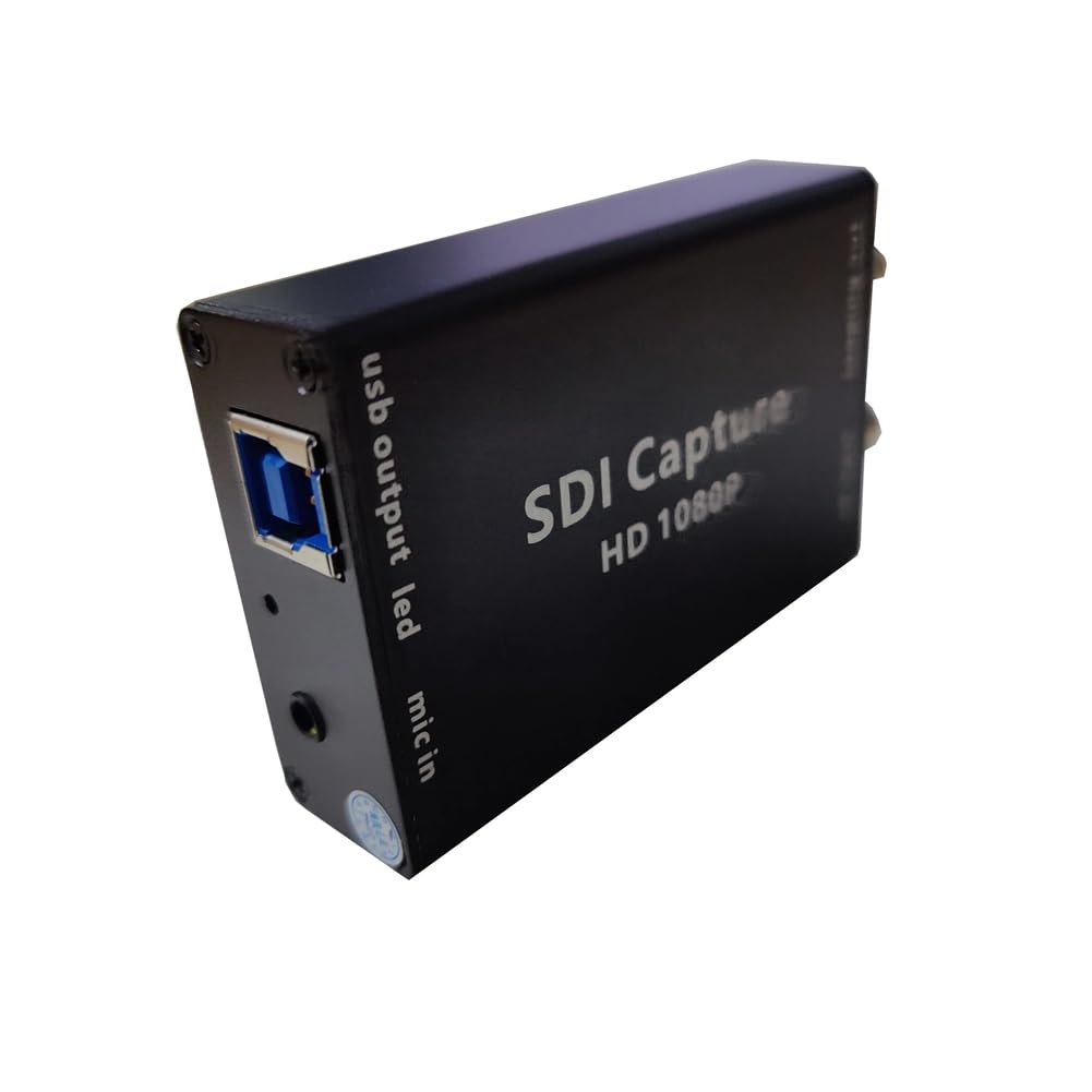 SDI - Adattatore di conversione USB SDI convertitore BNC 1080P Uscita audio video HD per monitor TV Camera Supporta UVC/Standard