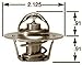 MotoRad Superstat Premium Thermostat, Stainless Steel