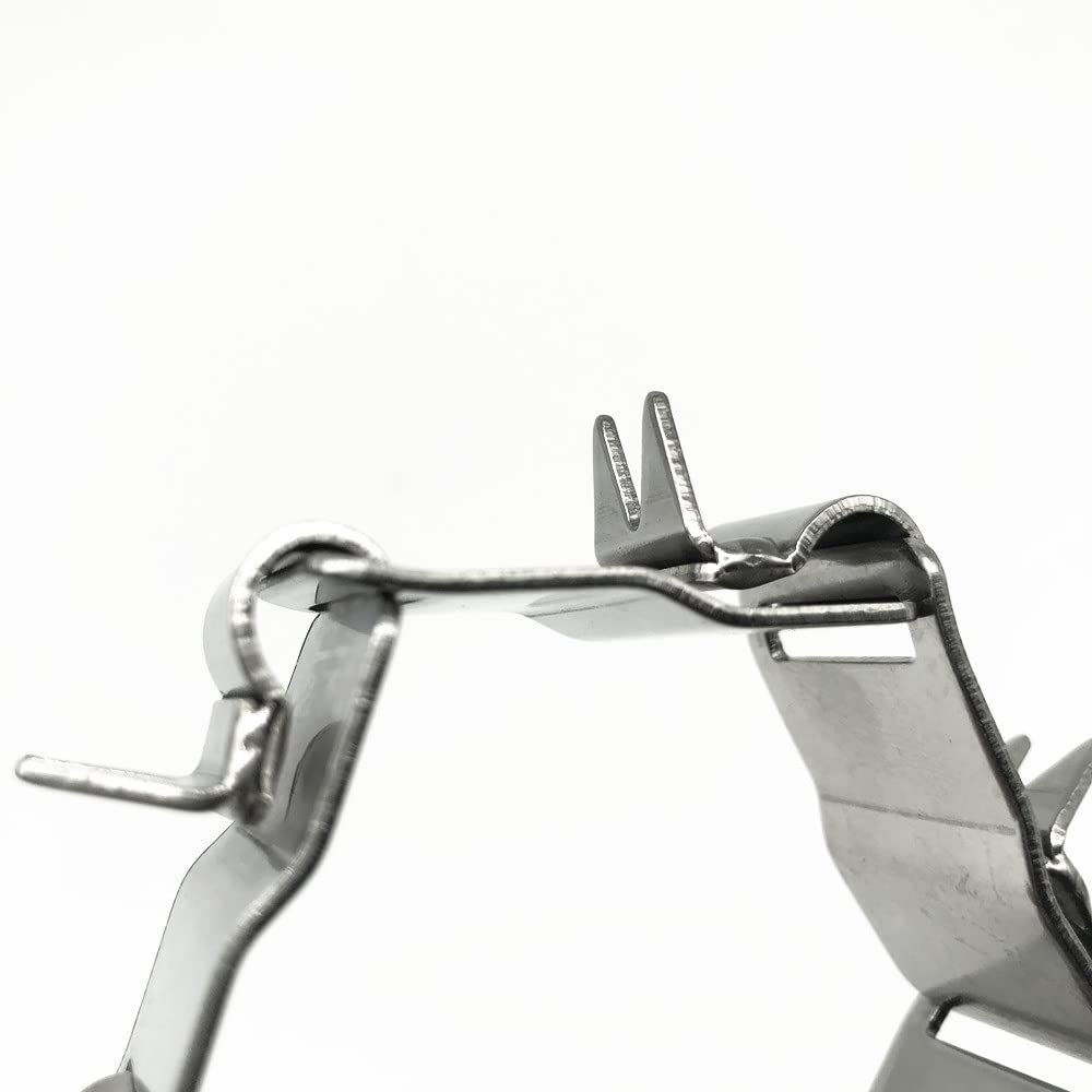 Collier De Dressage À Griffes pour Chien, Métal Collier De Dressage Réglable pour Gros Chien Animal Domestique, Collier Étrangleur Acier INOX Chaîne pour Chien (Size : 54-64cm in Diameter)