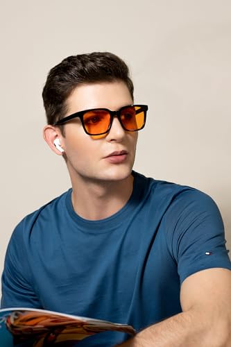 Image of 99.9% Blue Light Blocking Glasses, AR Coating, Computer Screens Gaming for Men Women, Stop Eyestrain, Better Sleep
