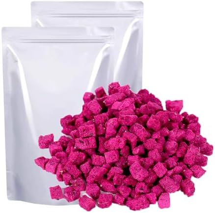 Mkostlich Freeze-dried Dragon Fruit, 200g/2x3.52oz Dragon Fruit Snacks