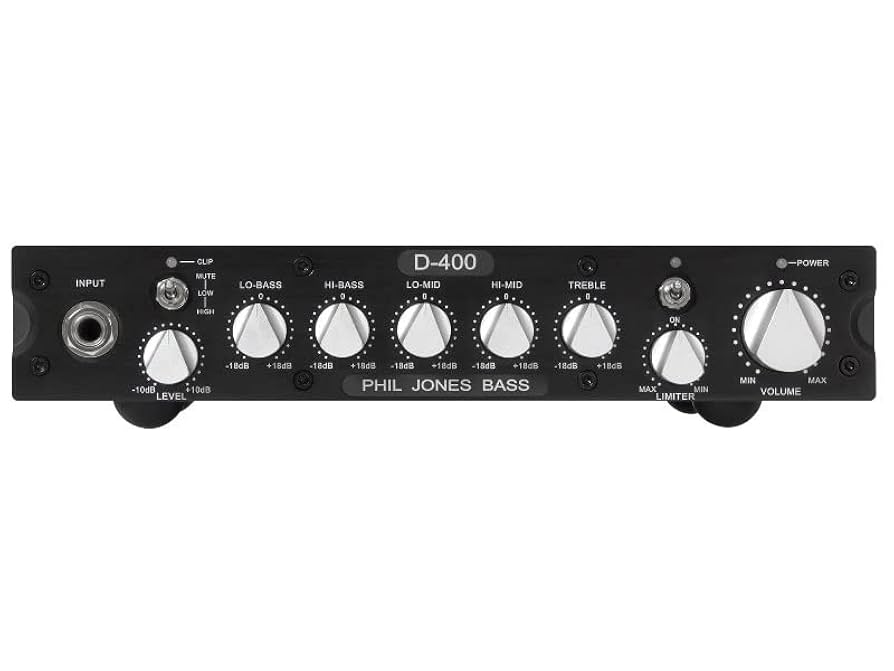 Amazon | PHIL JONES BASS D-400 Black 小型ベースアンプヘッド