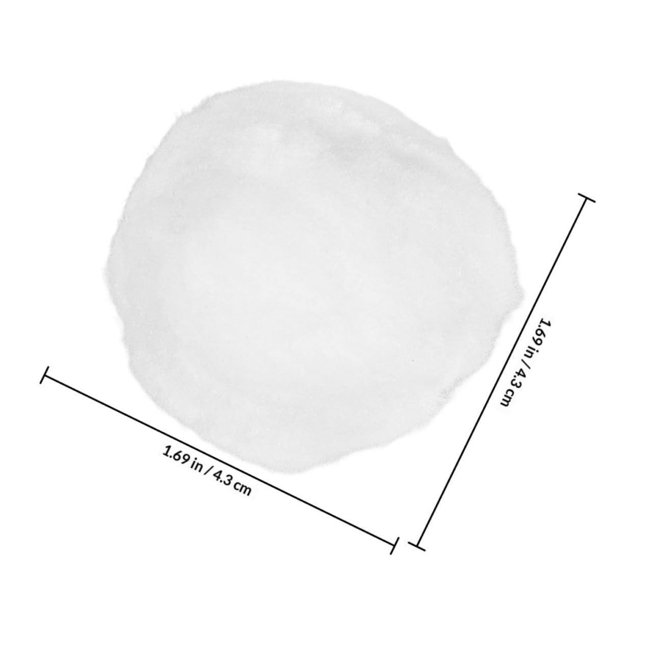 DECHOUS Palline Filtranti per Piscina in Fibra Bianca 1000g, Filtro Professionale per Acquari e Piscine, Accessorio per Pulizia Acqua Limpida Lungo Termine