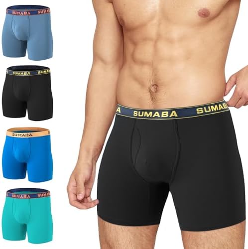 （04:30時点） [BIATUWFEI] ボクサーパンツ メンズ 速乾 前開き 蒸れない パンツ 下着 ボクサー ロング 涼しいパンツ サラサラ 股擦れ対策 冷感 締めつけの無い 履き心地 大きいサイズ 夏