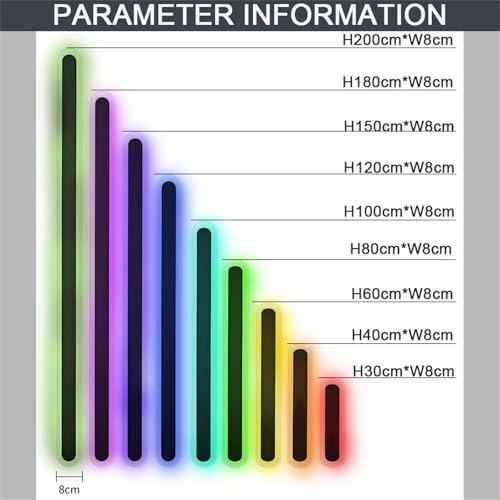 Aplique interior LED RGB para iluminar pasillos oscuros con diseño moderno de 30CM 3