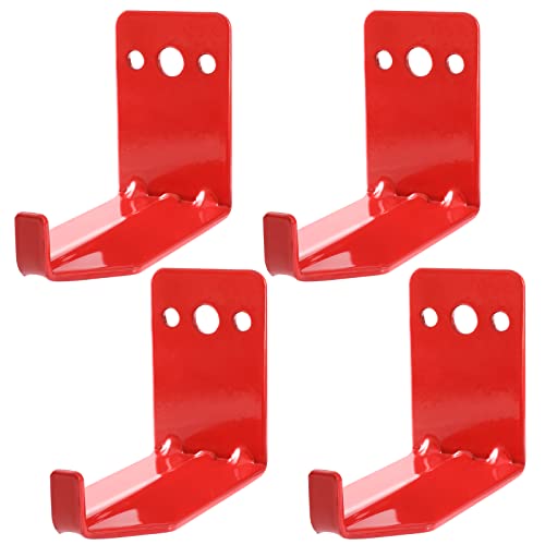 Huazu 4 Pack Of Fire Extinguisher Mount, Wall Hook, Bracket, Holder, Hanger For 5 To 40 Lb Extinguishers, Universal Fire Extinguisher Bracket, With Sufficient Expansion Screws #TOP1