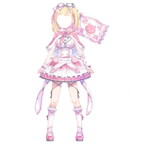 仮装 アニメ絵馬社 バーチャル 新人VTuber 天籠りのん ピンクコスプレ衣装、舞台衣装、文化祭、クリスマス、新年会、