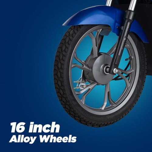 Image of BG D15 Pro Electric Scooter With Charger, Glistening Blue (Advance Booking for Ex-Showroom)