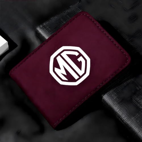 Car Registration Insurance Holder for MG HS 2018 2019 2020 2021 2022,Exclusive Logo Wear-Resistant Durable Folder Store ID Documents Driver's License Vehicle Document Storage,C