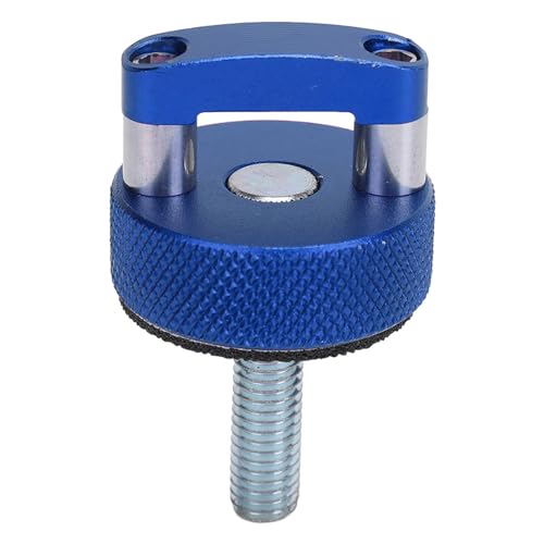 Tornillos de Montaje de Tapa Dura, 8 Piezas Sujetador de Extracción Rápida de Tapa Dura Tornillo de Pulgar Billet de Acero Aluminio M8 1.25 Rosca Anillo en D Integrado para (BLUE)