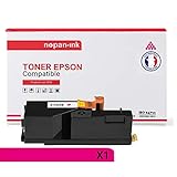  NOPAN-INK - x1 Toner - C13S050612 (Magenta) - Compatible pour Epson Aculaser C 1700 Epson Aculaser C 1700 Series Epson Aculaser C 1750 N Epson Aculaser C 1750 W Epson Aculaser CX 17 Epson Aculaser CX