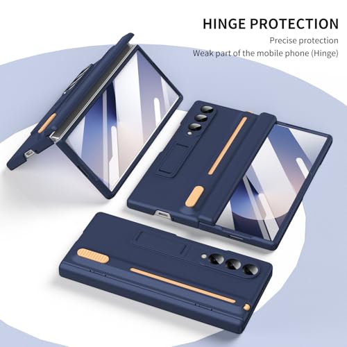 Carcasa Galaxy Z Fold 4 con protector de pantalla y soporte integrado 4