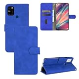 Compatible with Wiko View5 4G Flip Wallet Cover&comma;Compatible with Wiko View5 Plus 4G Kickstand Magnetic Closure Blue