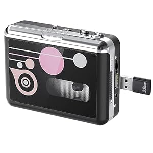 Rybozen Tragbarer Kassettenspieler USB MP3 Konverter