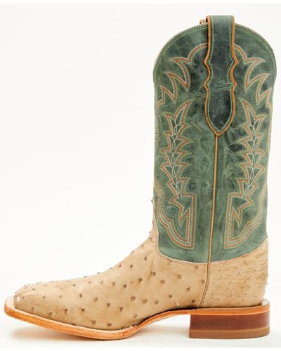 Justin Men's Chisolm Exotic Ostrich Western Boot Broad Square Toe - Je81733