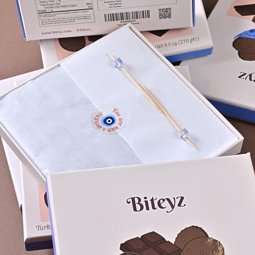 Image of Biteyz Brownie Turkish Delight, Candy Gift Box - Gourmet Treats, Chocolate Flavored Turkish Delight Coated with Chocolate Cookie Crumbs, 36 Pieces of Luxury Handmade Snacks