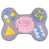 LDAUYZLING Haustier-Schnüffelunterlage, Hundetraining, Futtermatte, interaktive Haustiermatte zum Stressabbau
