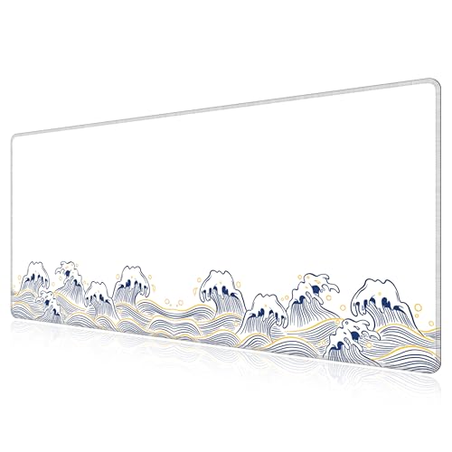 Tapis de souris large LL-COEUR XXL avec surface lisse et base stable en caoutchouc