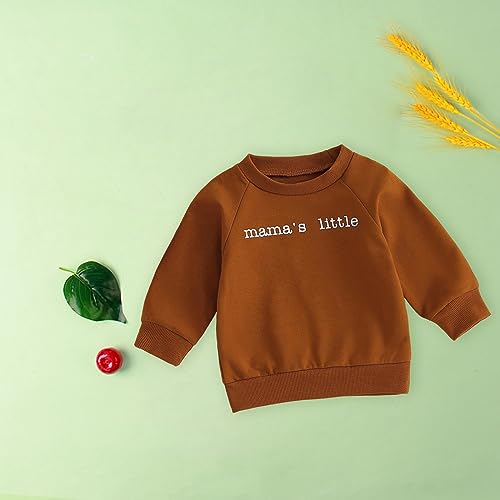 Moletom infantil infantil estampado com letras de algodão quente gola redonda manga longa Halloween