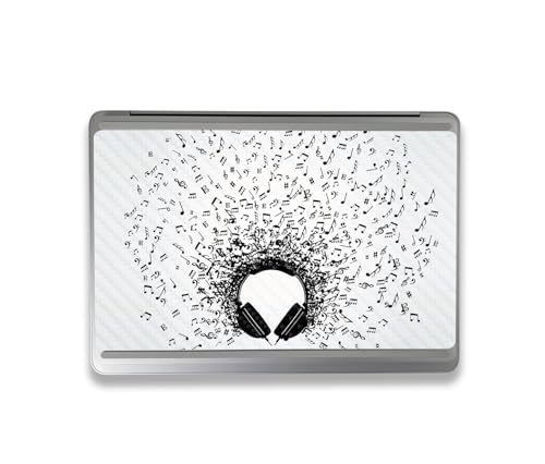 Image of MightySkins Carbon Fiber Skin Compatible with Microsoft Surface Laptop Studio 2 (2023) Full Wrap Kit - Earworm | Protective, Durable Textured Carbon Fiber Finish | Easy to Apply | Made in The USA