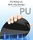 Giecy Mauspad mit Gelkissen,Ergonomisches Mousepad mit handauflage mit weichem Gelpolster,rutschfester Basis und erhöhtem Design für Büro,Gaming(Lila)